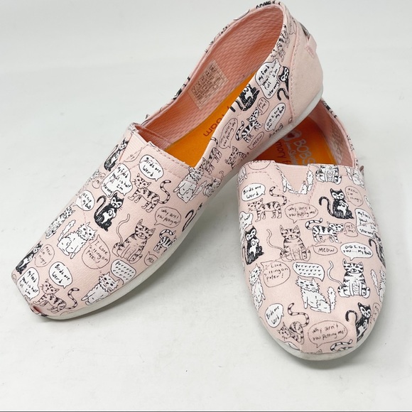 Skechers Shoes - BOBS SKECHERS Women’s Quote Me Light Cat Pink Kitty Cat Slip On Shoes